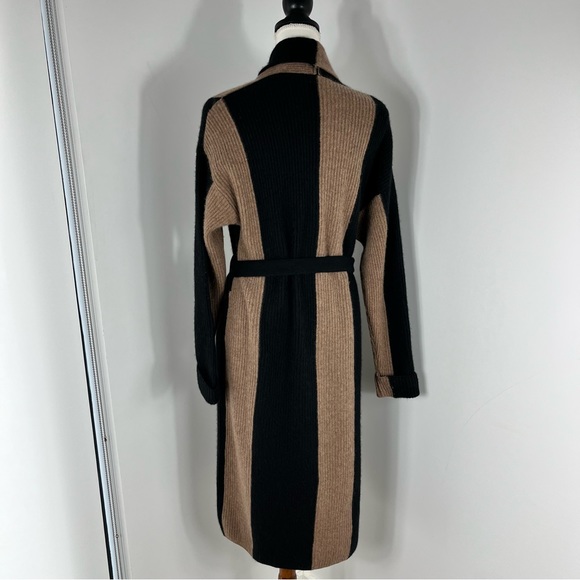 The Cashmere Project long belted overcoat cardigan 100% cashmere - Picture 6 of 9